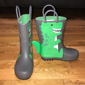 Cat & Jack Dinosaur Rain Boots